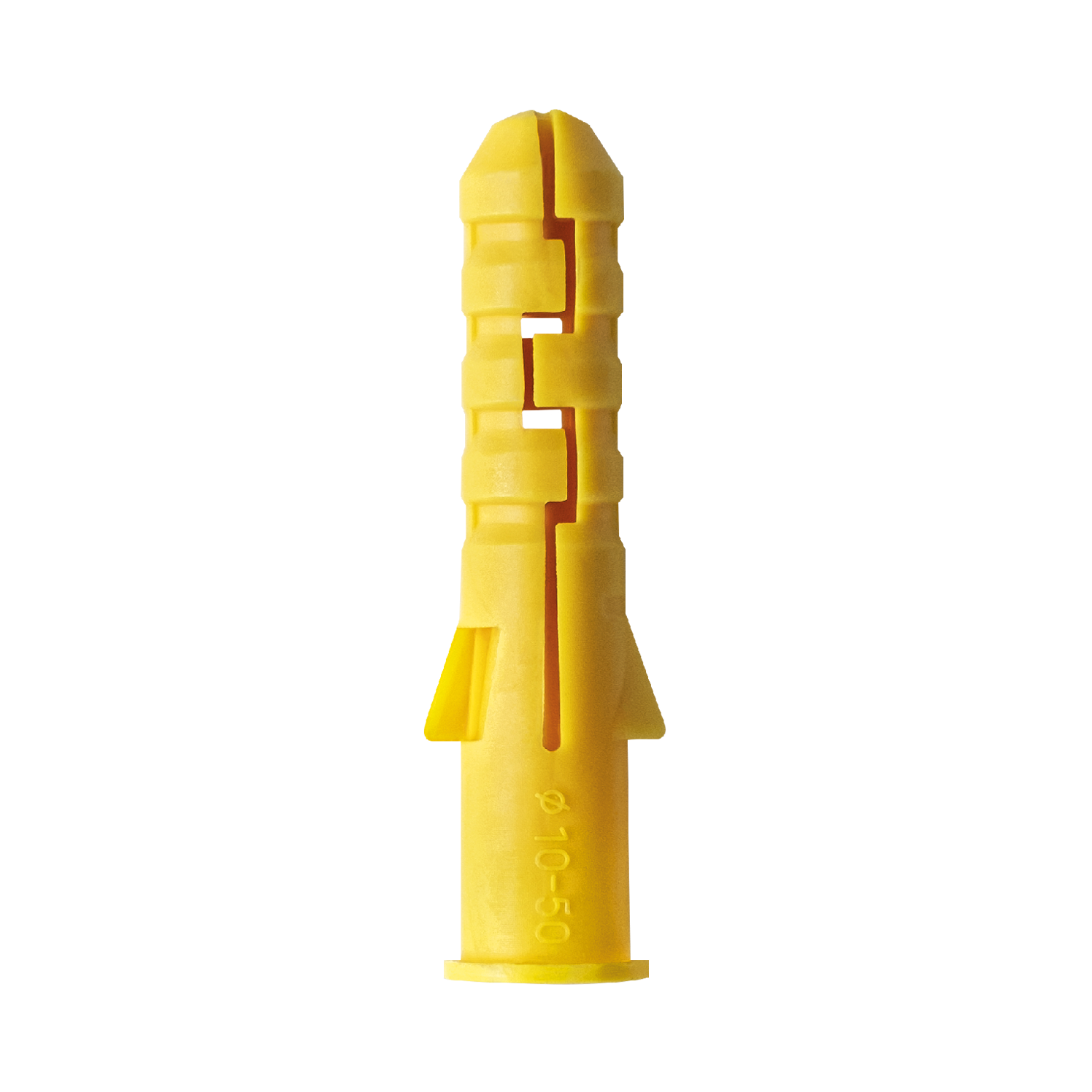 Yellow plastic wall anchor for securing SPYPOINT SPLB-22 mount