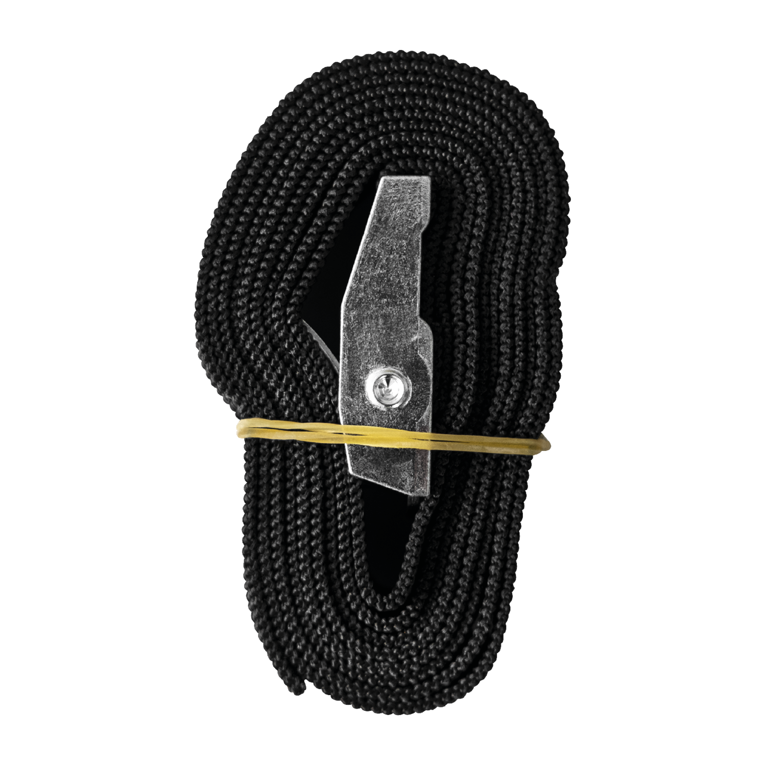 Hook-and-loop securing strap rolled for use with SPYPOINT SPLB-22 solar panel