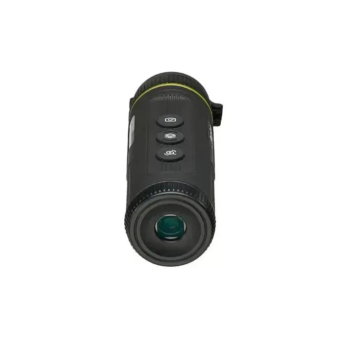 Rear view of Pixfra Mile 2 showing soft eyepiece and focus dial