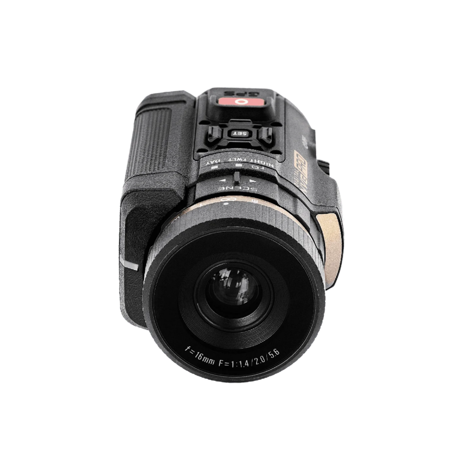 Front lens view of SiOnyx Aurora Pro digital night vision monocular